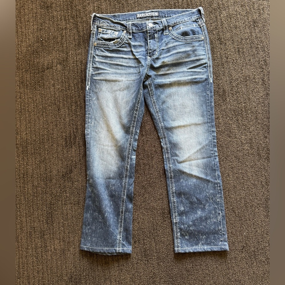 Affliction Blue Denim Jeans